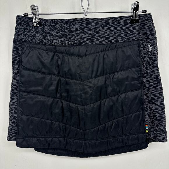 Smartwool Women's Black Smartloft Insulated Quilted Skirt Wool Blend, Small, EUC - Picture 2 of 6